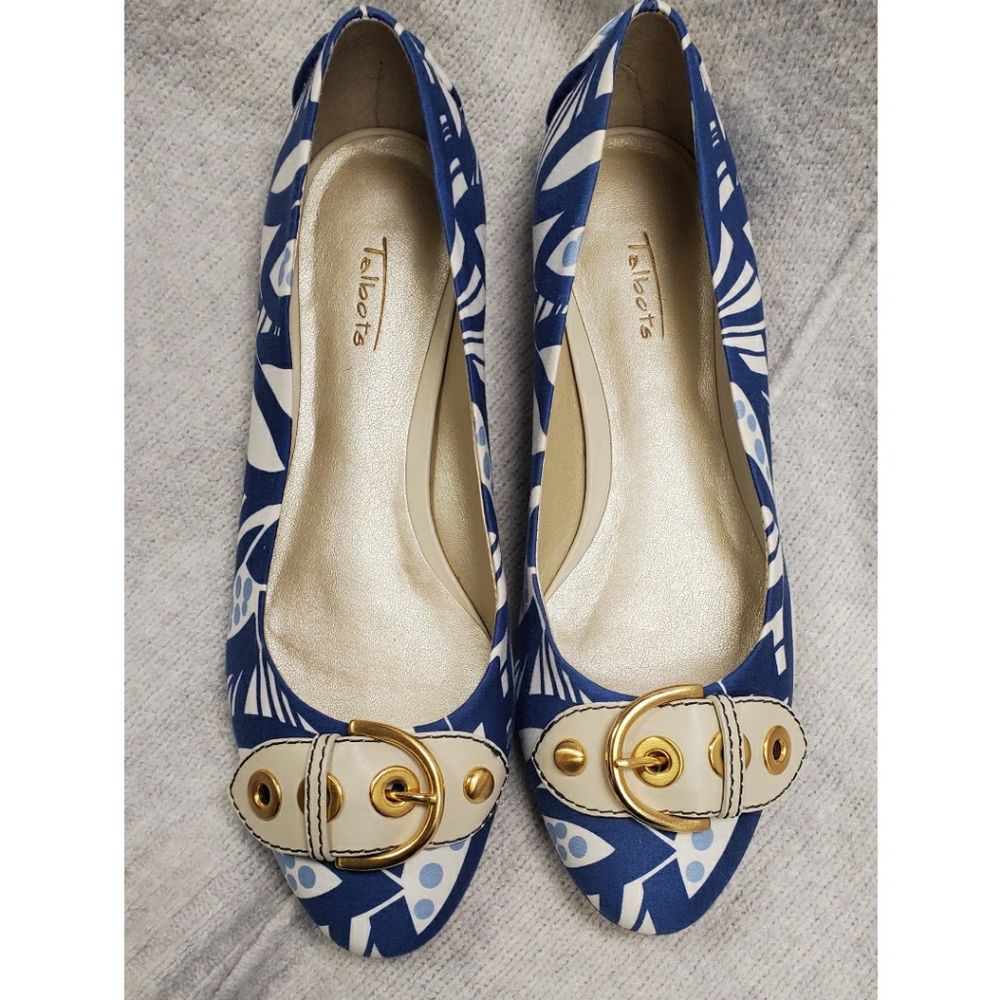 Talbots Ballet Flats with Buckle Detail